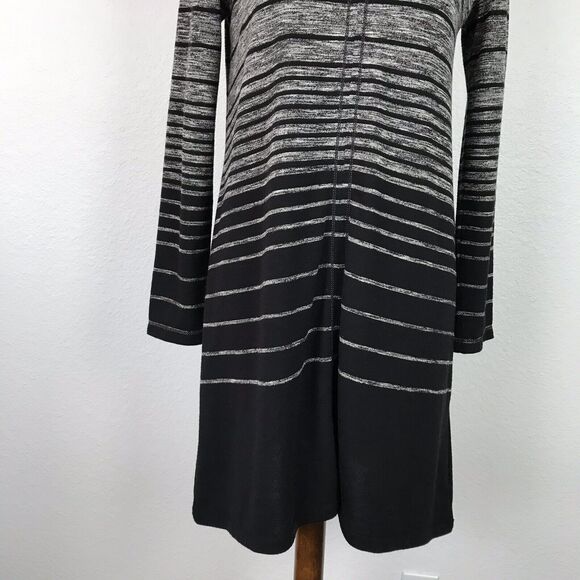 Max Studio Dress Pullover Striped Stretch Knit Color Block - Picture 4 of 9